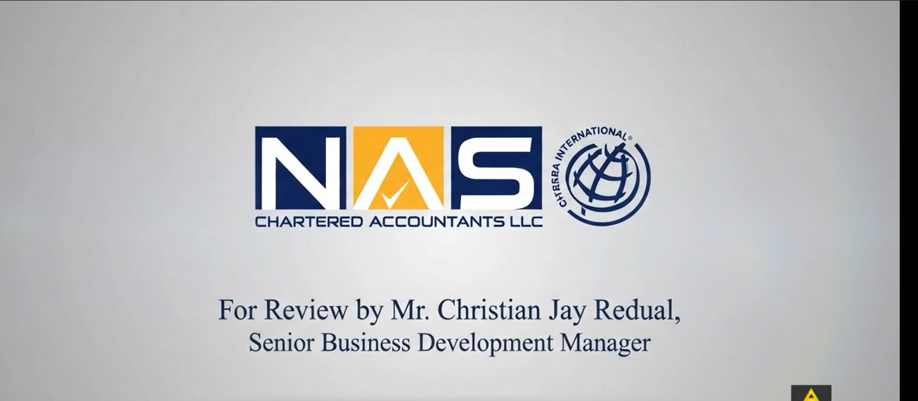 NAS Chartered Accountants testimonial video thumbnail